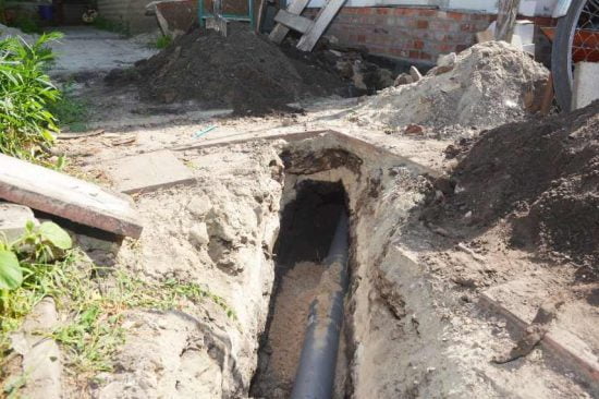 Collapsed Sewer Line