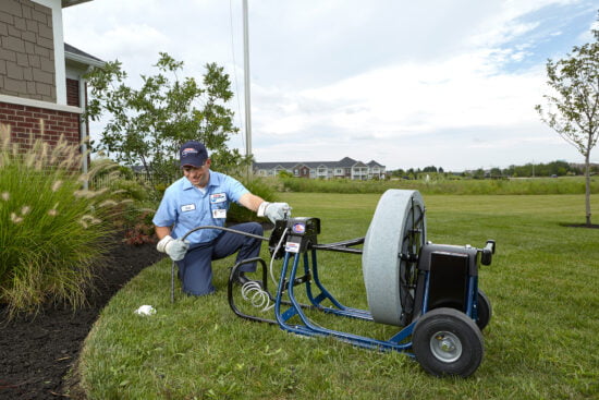 Roto-Rooter Plumber Auger Cleanout