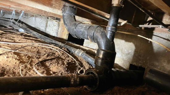 roto rooter plumbing crawl space